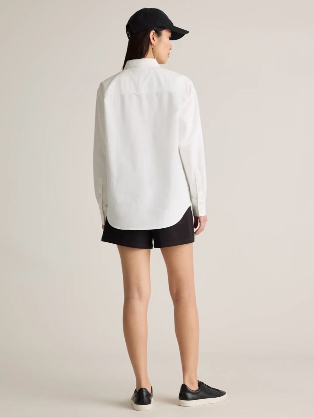 Quince Organic Cotton Relaxed Oxford Shirt White Women’s S - Picture 4 of 10